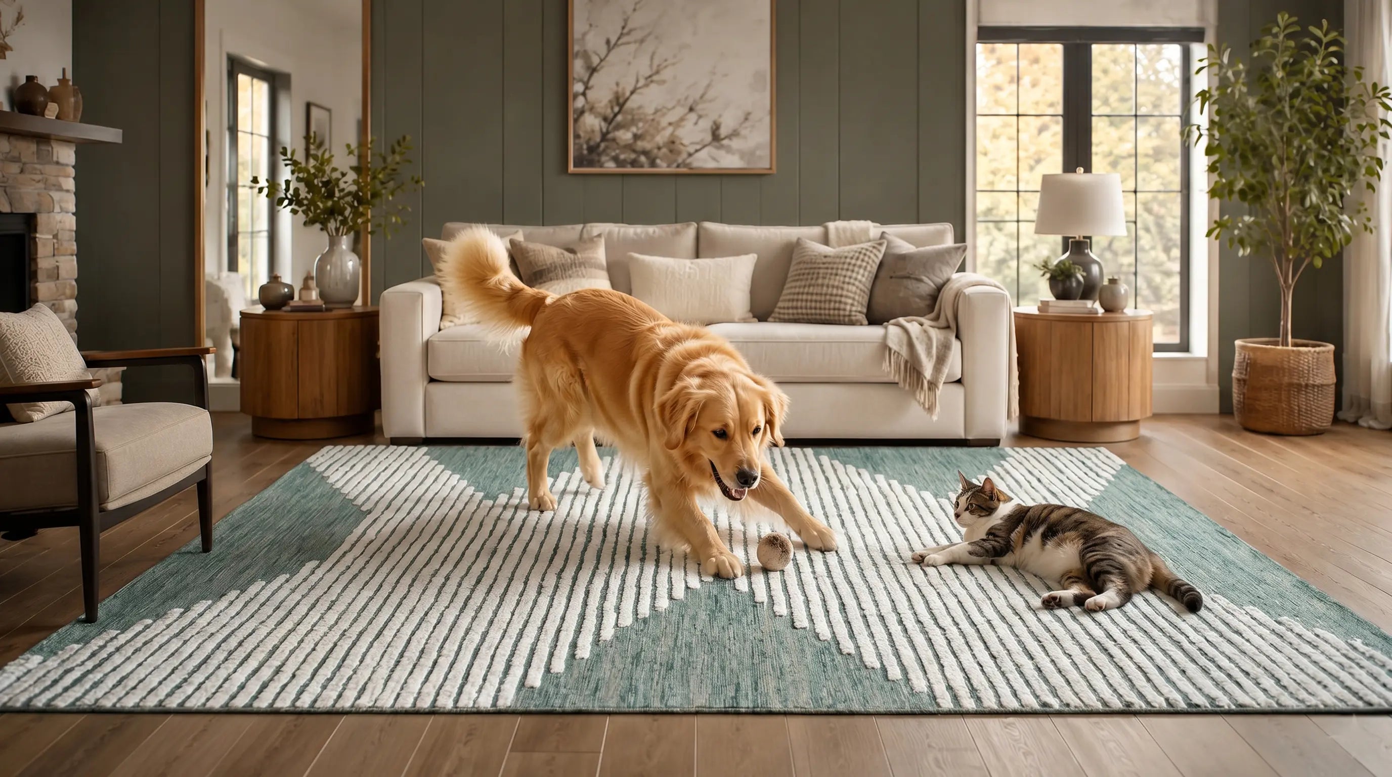 Pet-Friendly Rugs: Stylish & Easy-to-Maintain Options